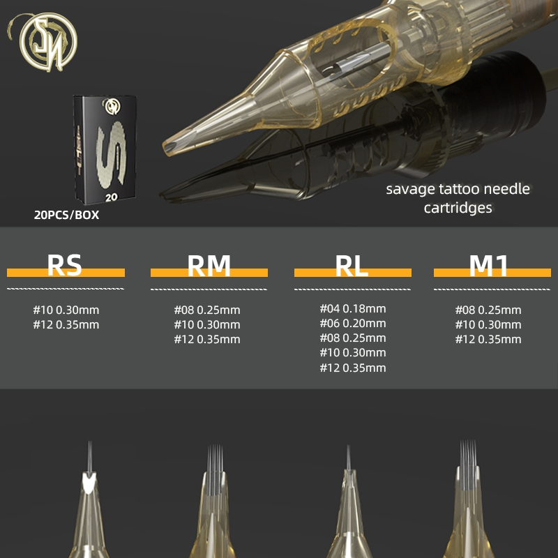Savage Tattoo Needle Factory Professional Supply Wholesale Tattoo Needle Cartridges