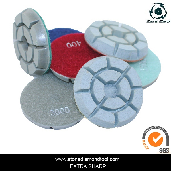 Resin Bond Abrasive Concrete Polishing Pad for Dry