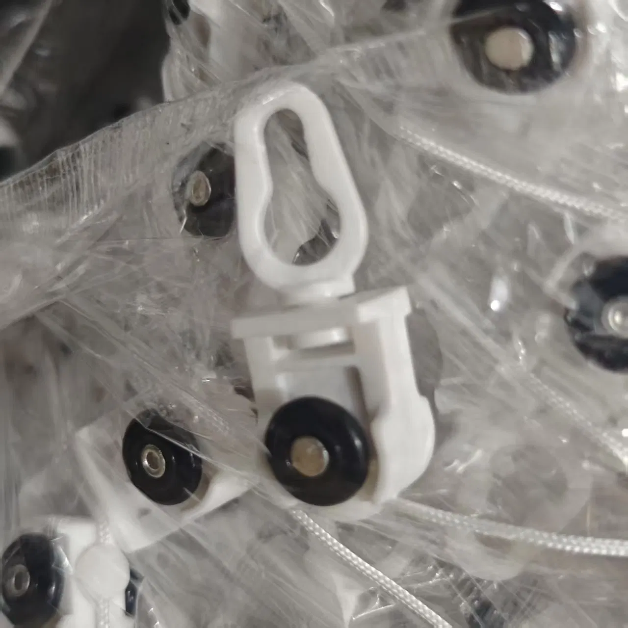 Metal Heavy Duty Curtain Double Track Ceiling Pulley Straight Bendable Rail for Curtain Track Box