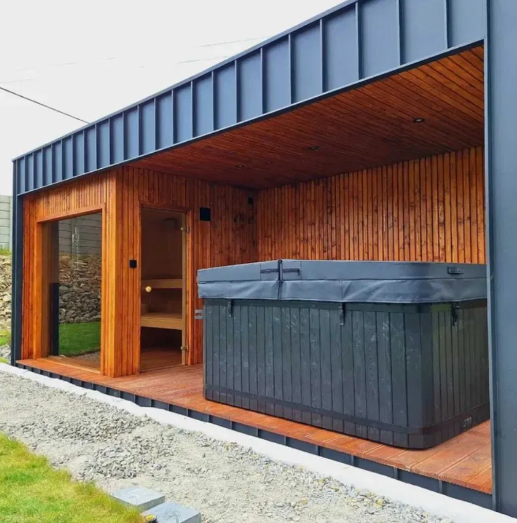 Финская сауна на 4 персоны из кедра и секвойи