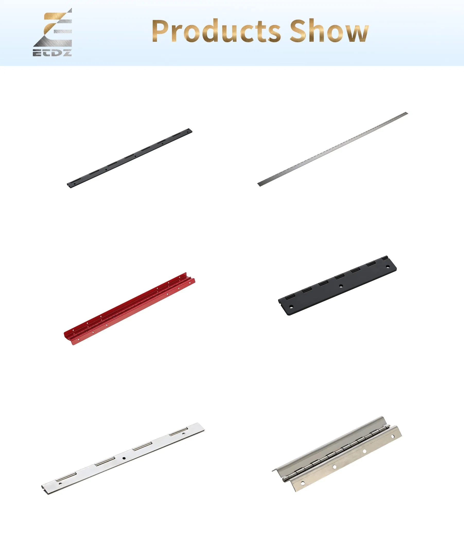 Stainless Steel, Brass, Aluminum Door Hinge OEM Long Piano Hinge BS-129