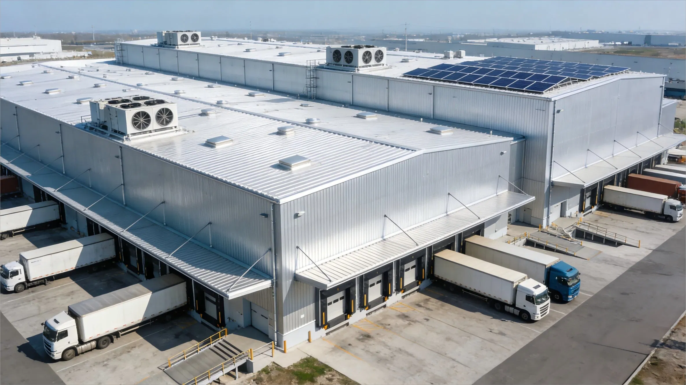 Online One-on-One Solution Warehouse Steel Structure Building Prefabricated Cold Storage