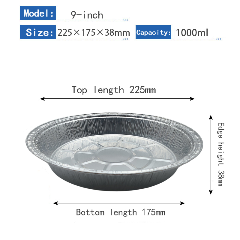 Direct Sales of 8-Inch Disposable Aluminum Foil Lunch Boxes