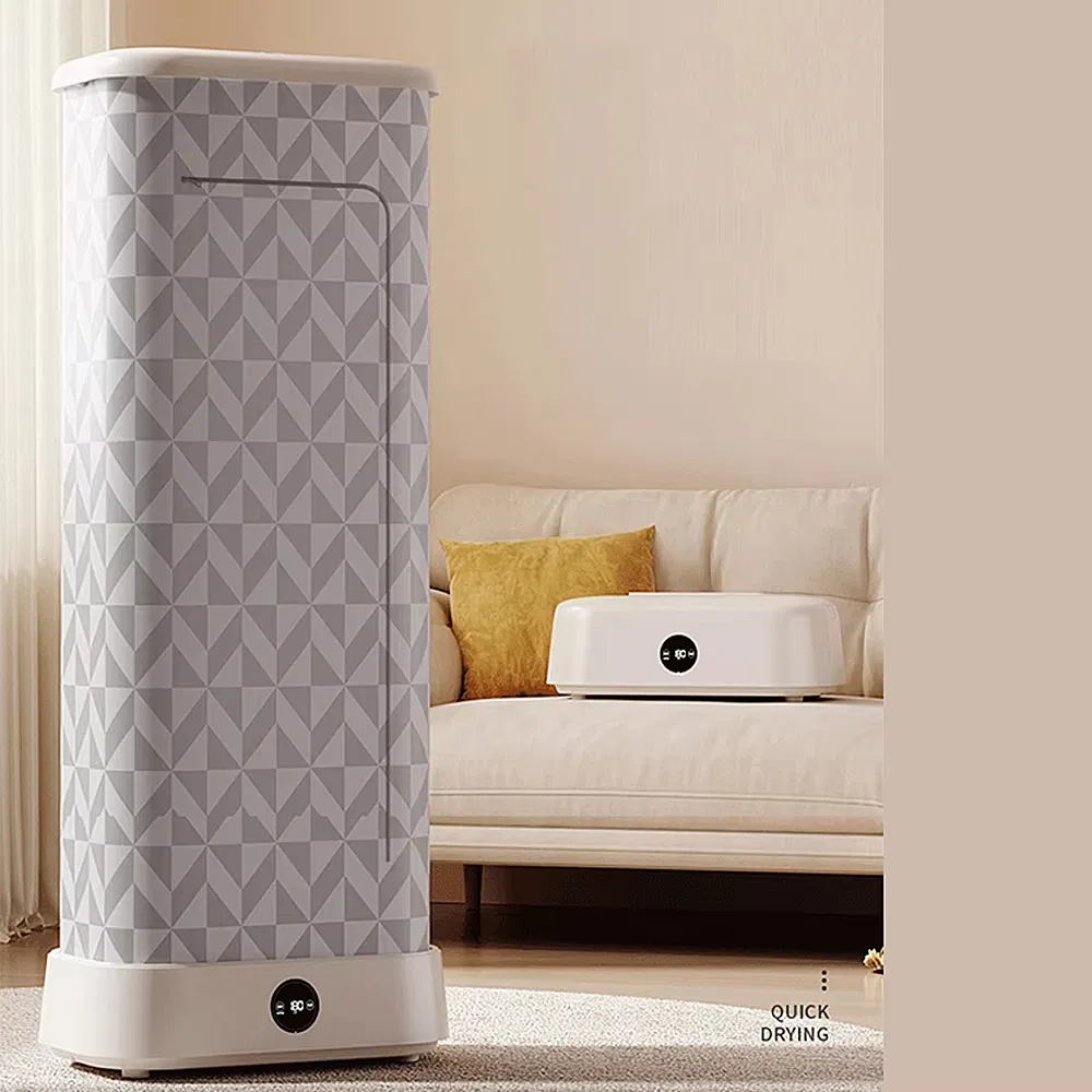 Tj-Sm601e Travel Apartment Office Home Low Noise Timer 1000W Fast Drying Foldable Electric Compact Portable Clothes Dryer