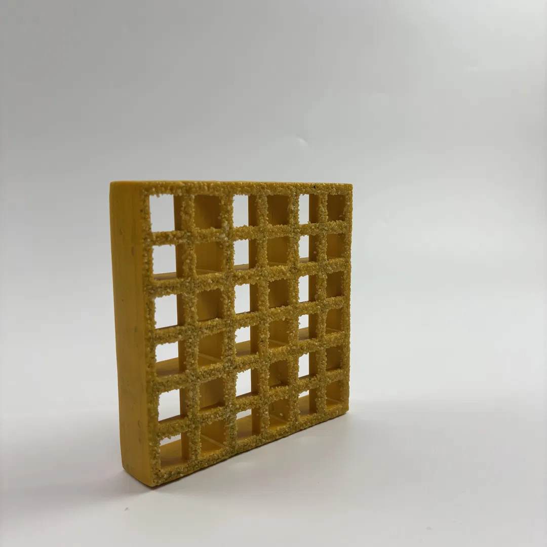 China-Made GRP Pultruded Grating High Load Capacity Marine Deck Offshore Platform Heavy Duty Floor Systems Safety Panels