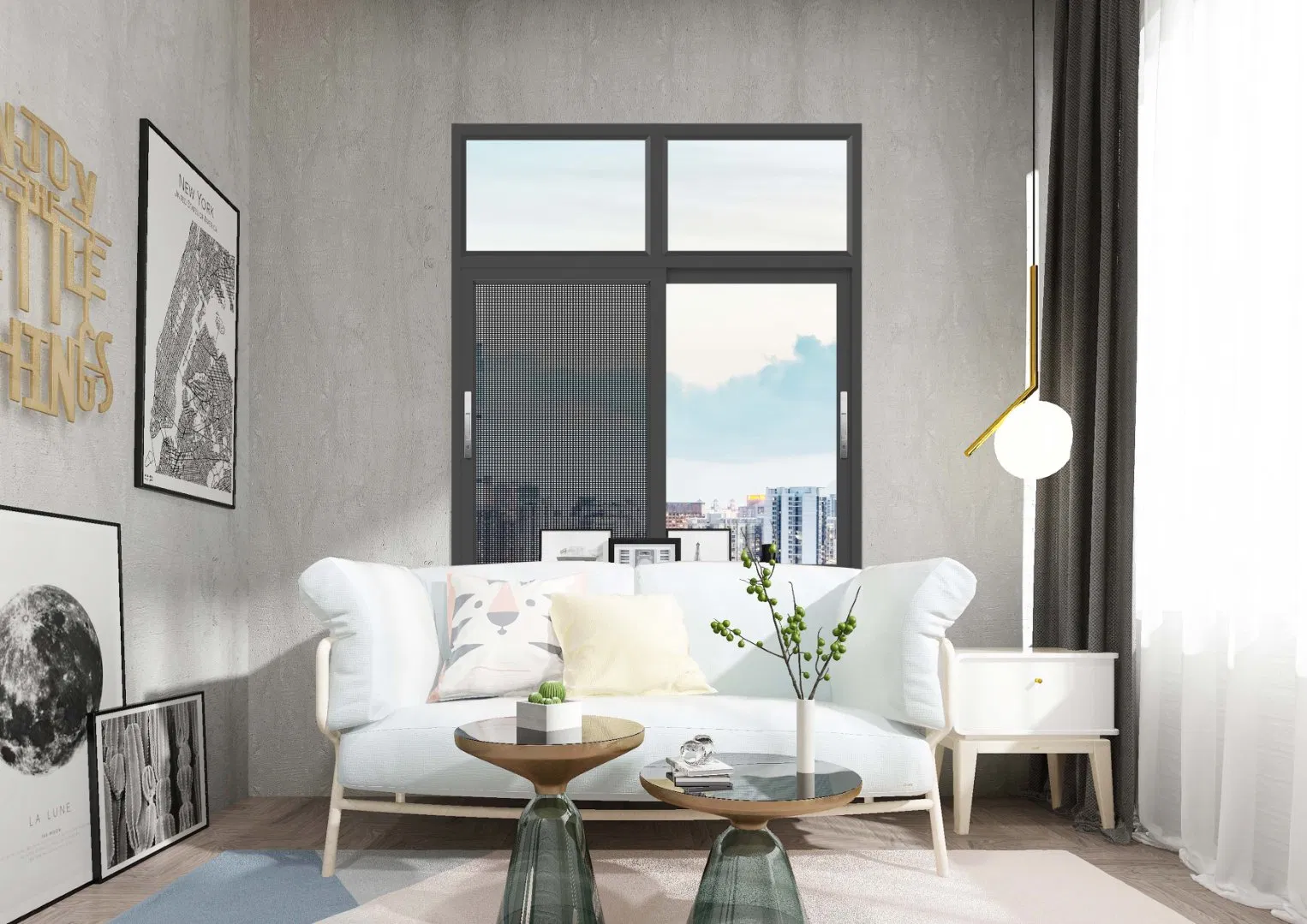 Casement Window with a Smooth Swing