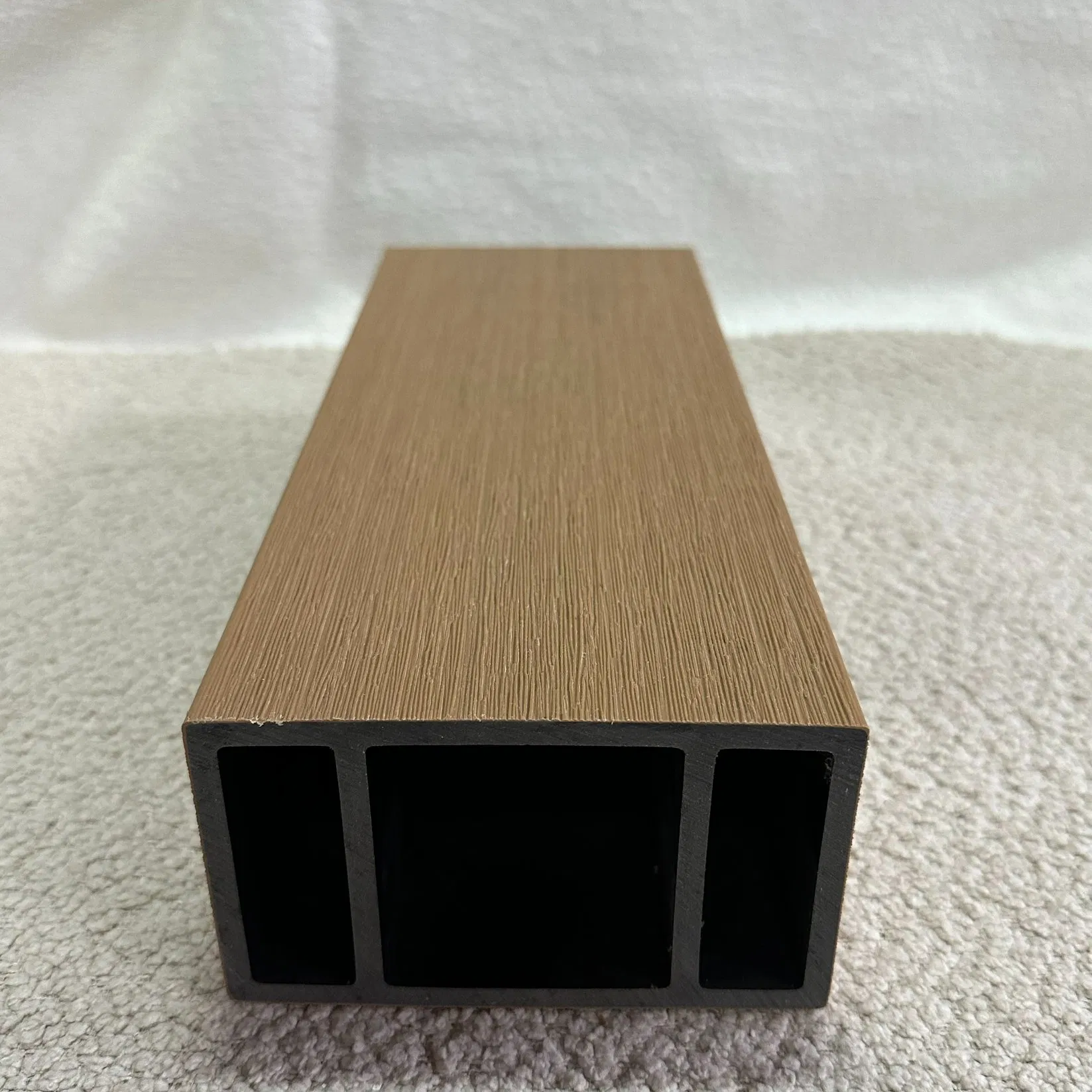 Architectural WPC Louver Blades 120X70mm High-Density Composite Weatherproof 25yr Fade-Resistant