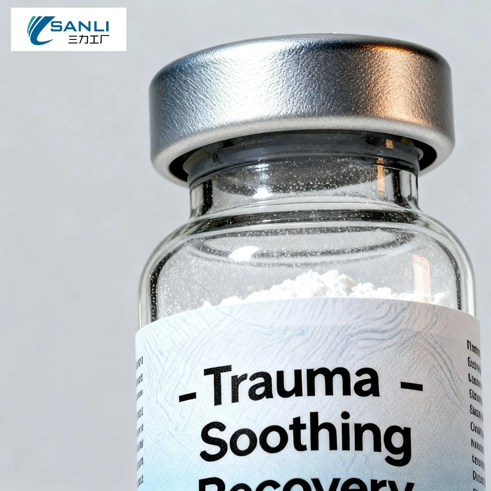 Soothing Anti-Inflammatory and Hemostatic Poria Cocos Cuttlebone Calming Herbal Complex Powder for Irritated Skin and Minor Cut First Aid