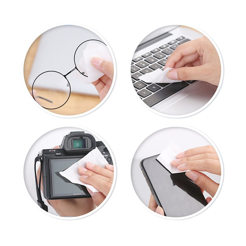 China Manufacturer Glasses Lens Cleaning Wet Wipes