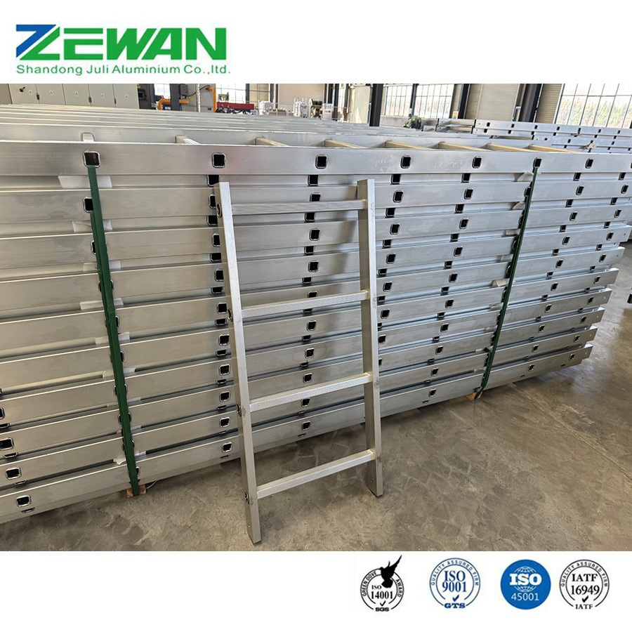 Household Aluminium Straight Ladders Aluminum Safety Step Ladder