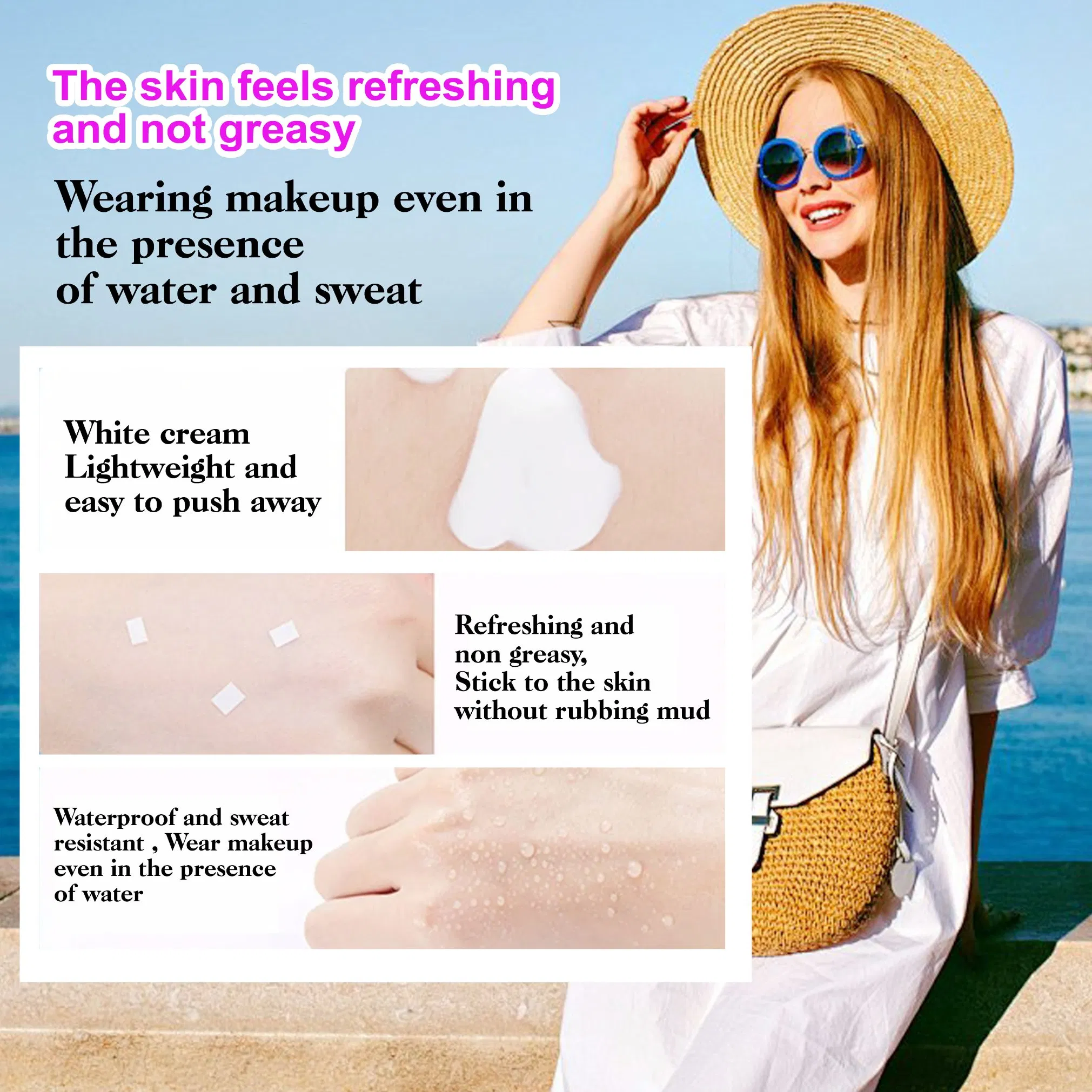 Dr. Davey SPF80 Hydrating Mineral Whitening Sunscreen Niacinamide & Hyaluronic Acid Waterproof