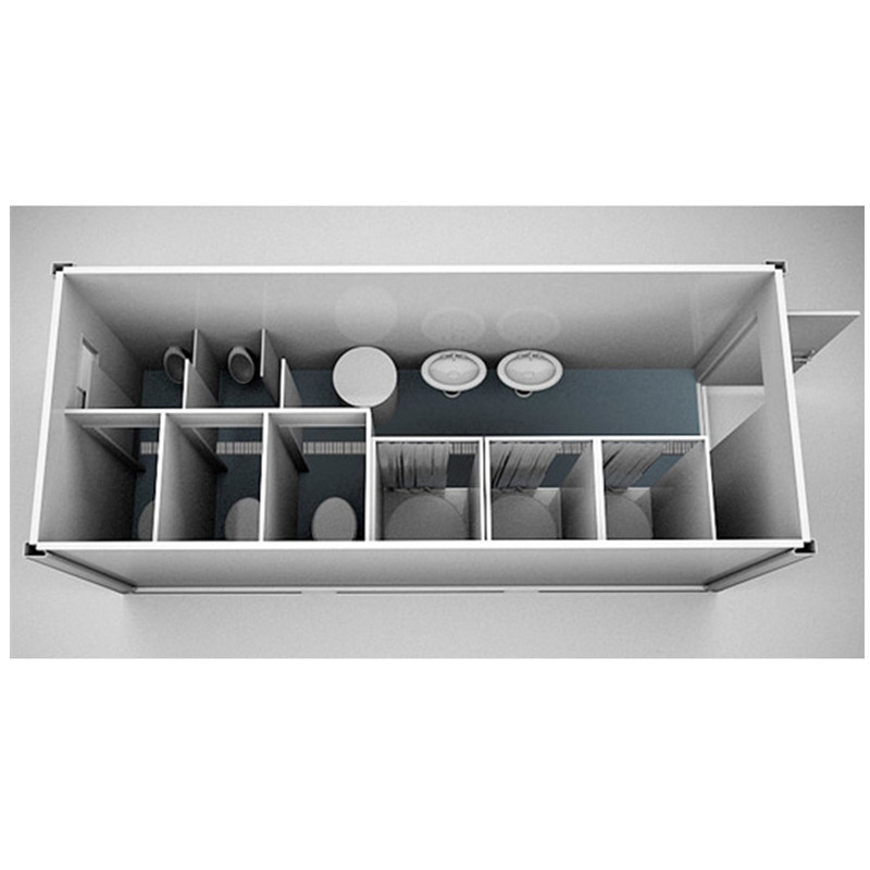 Knock Down Module Casas De Camping Bathroom Portable Toilet Container