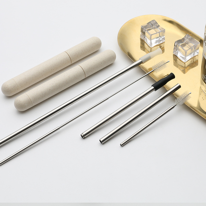 Food Grade Approved Stainless Steel Straws Reusable Metal Drinking Straws