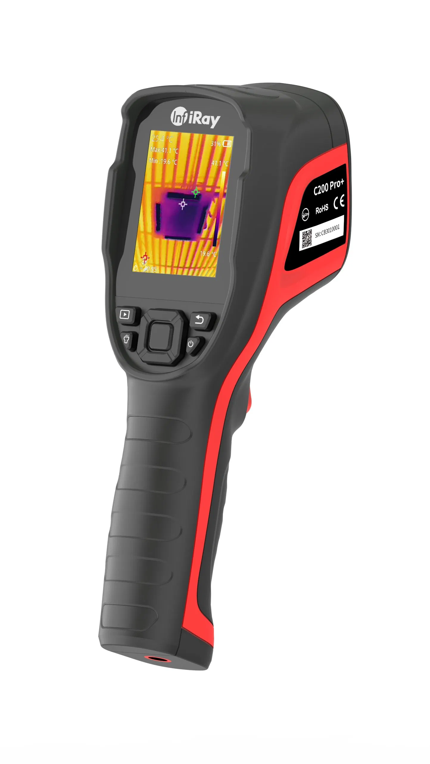 Handheld Thermal Imager Infrared Support PRO-Grade Built-in Thermal Imaging Functions