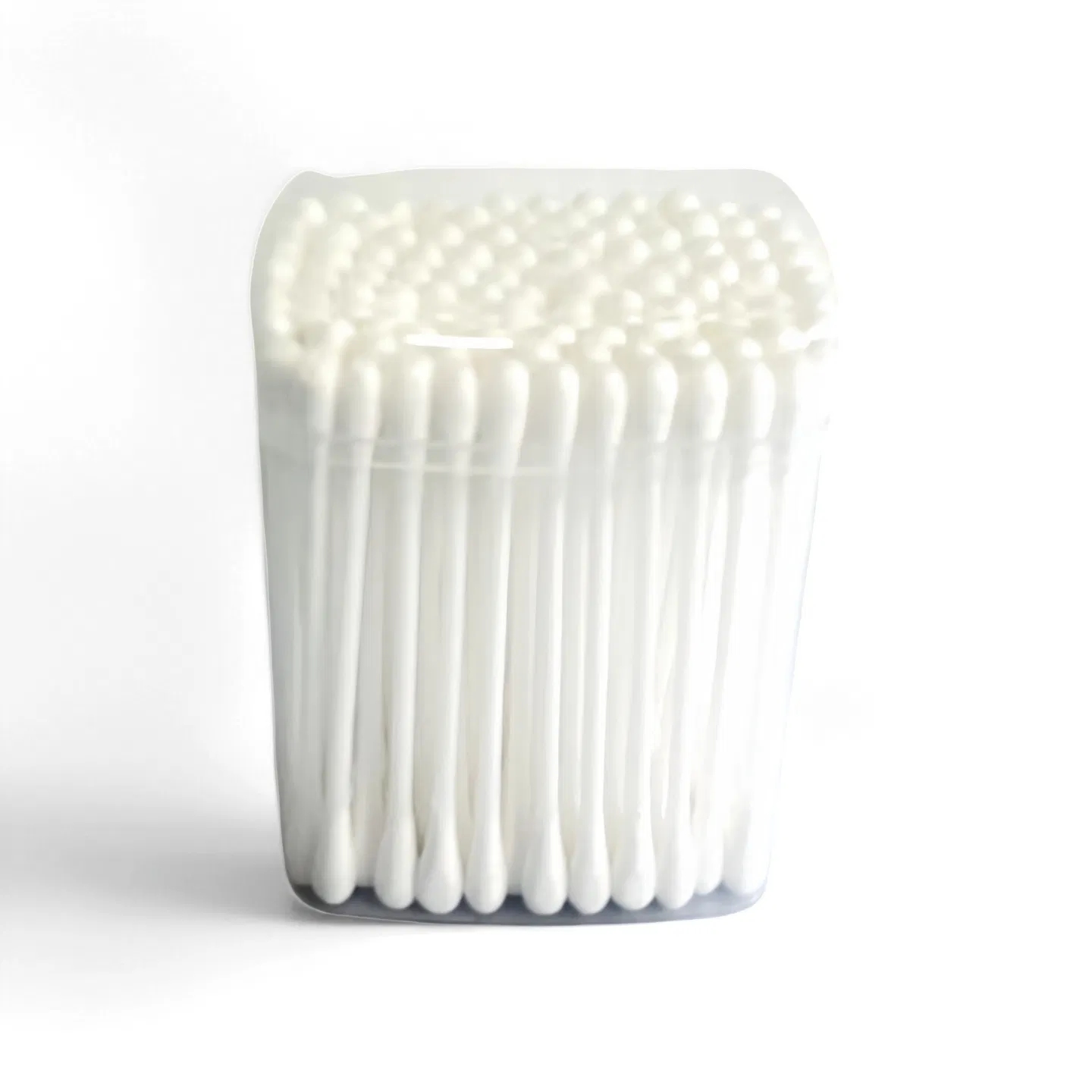 Excellent Smooth Plastic Stick Double Head Cotton Swabs for Home Daily Use