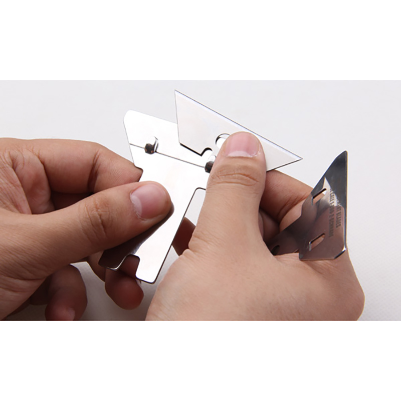 Stainless Steel Ceramic Hob Scraper Cleaning Scraper with Metal Blades