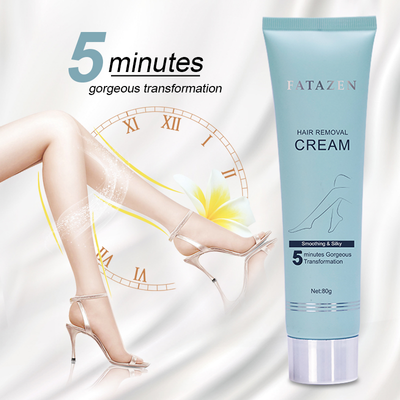 5 Minutes Quick Hair Removal Whitening Mild Non-Irritating Cyan Depilatory Cream