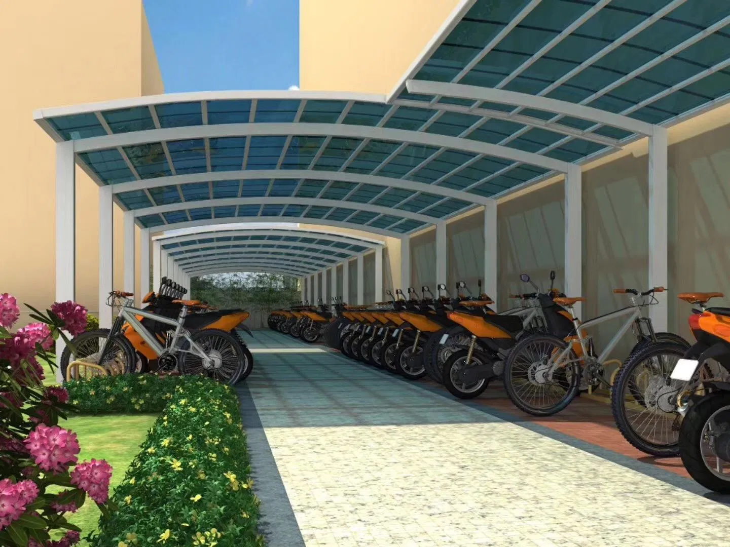 Prima Manufacturer Direct Sale Durable Customized Aluminum Carport