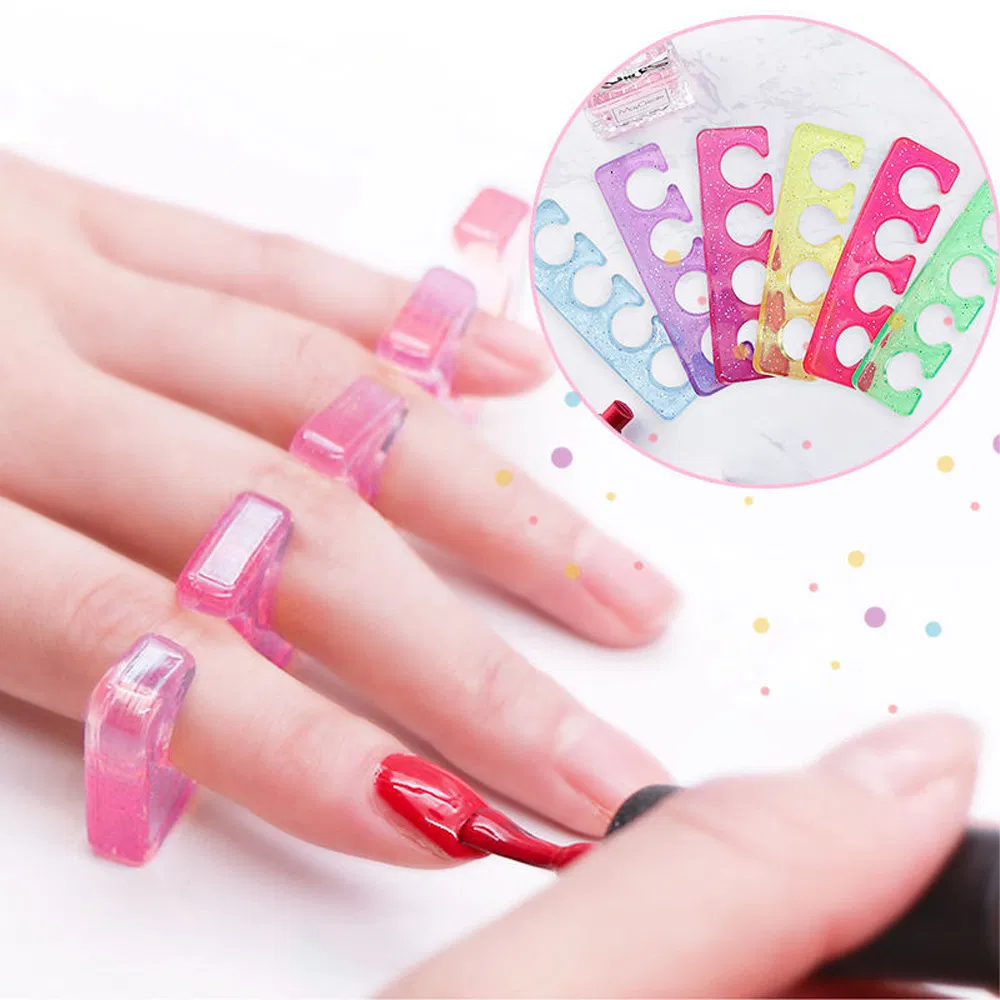 Silicone Nail Art Tools Gel Toe Separator Manicure and Pedicure Supplies Finger Spacers Dividers Products