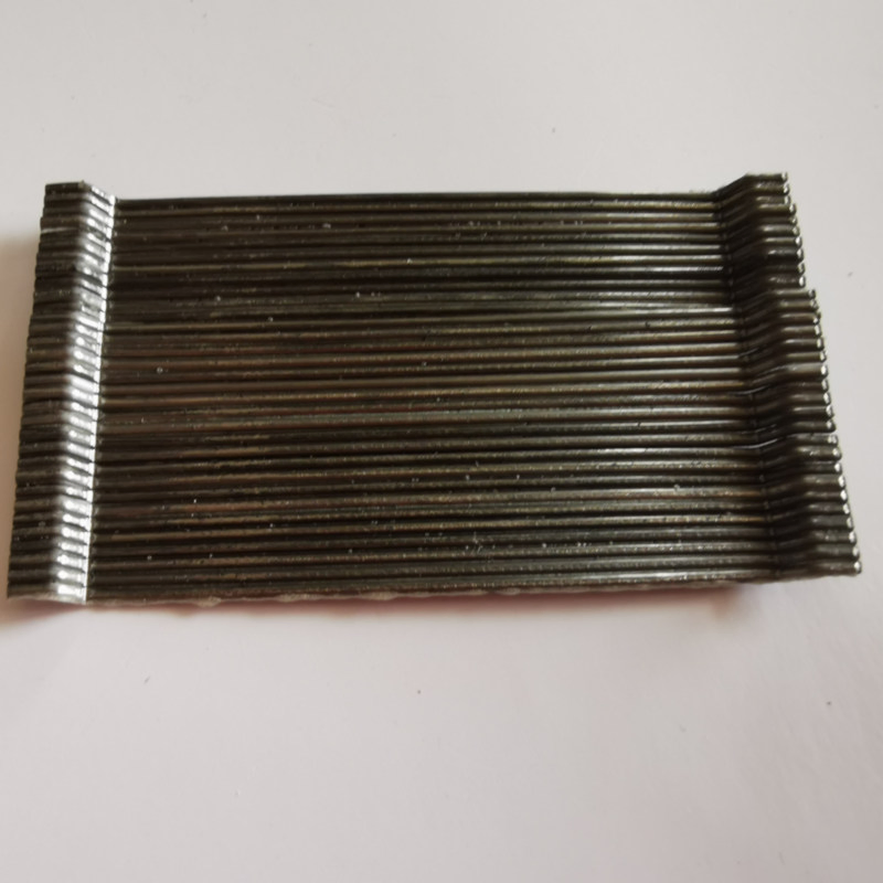 Concrete Glued Hooked Ends Steel Fiber