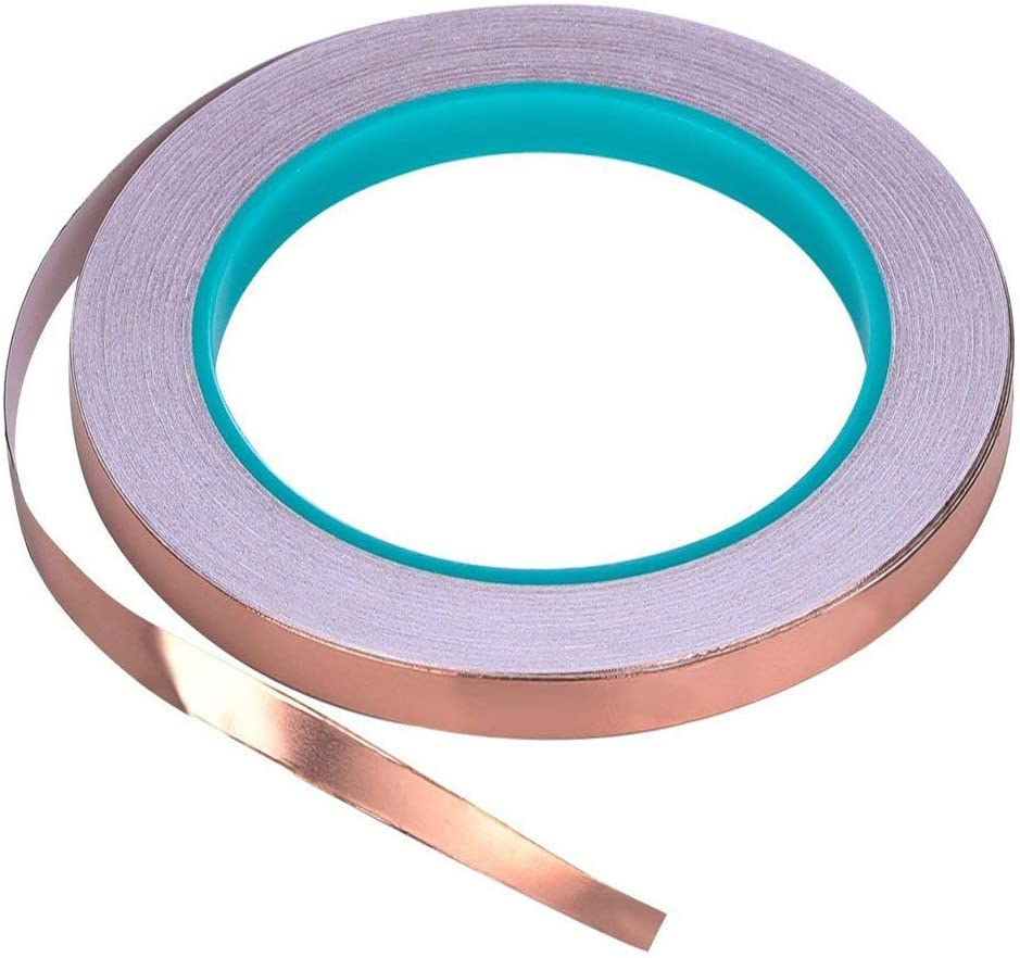Customized Width 0.05mm Tickness Copper Foil Tape for Gitar Copper Adhesion Tape