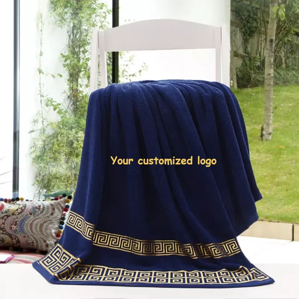 Factory Wholesale Custom 70*140cm Luxury Bath Towels 100% Cotton Hotel Towel