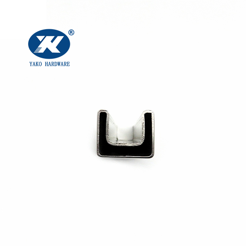 Stainless Steel Glass Holder Slotted Channel Pipes Slot Tube Hardware Accessories