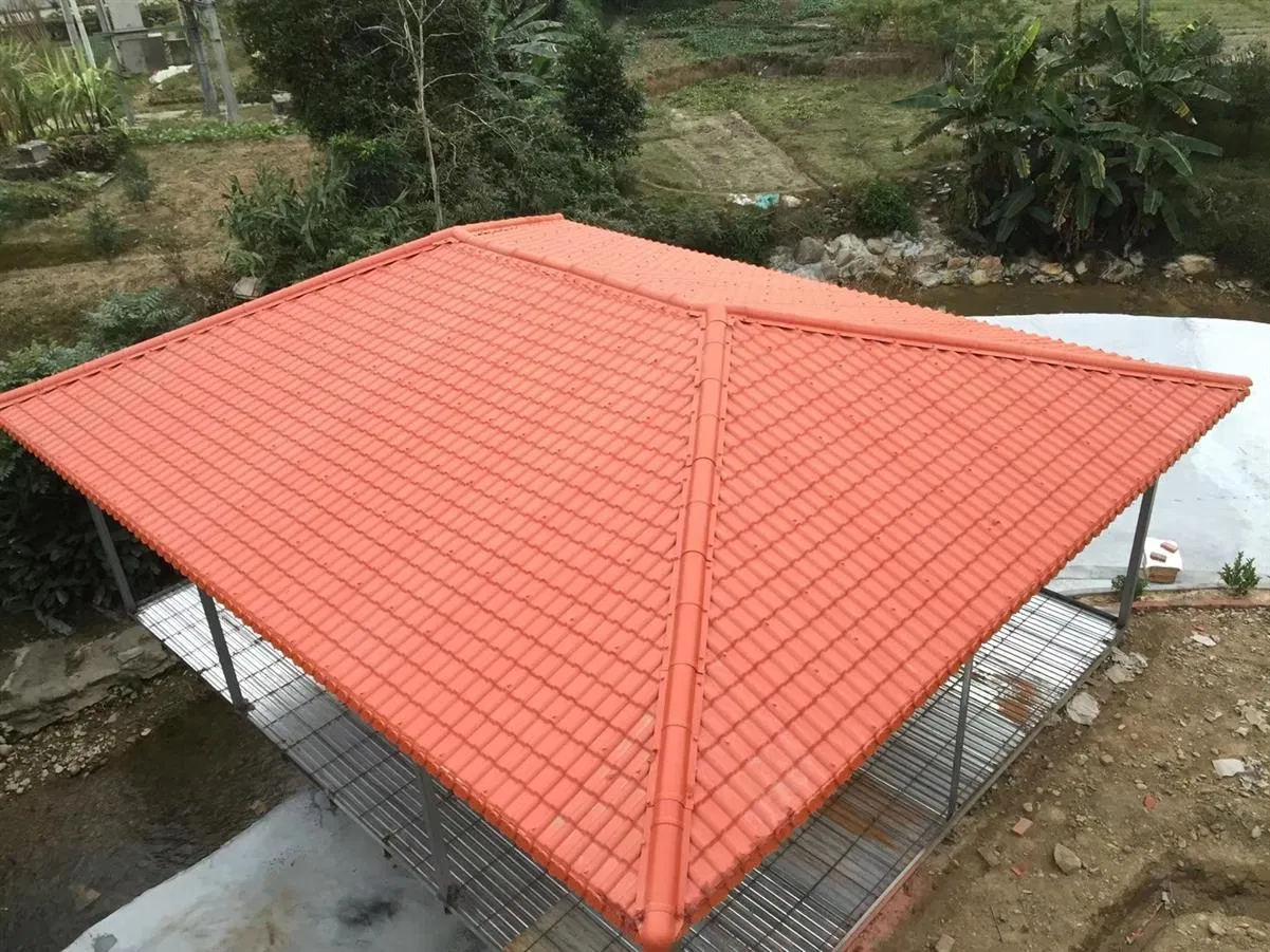 New Building Materials ASA UPVC Roofing Sheets Double Roman Roof Tiles