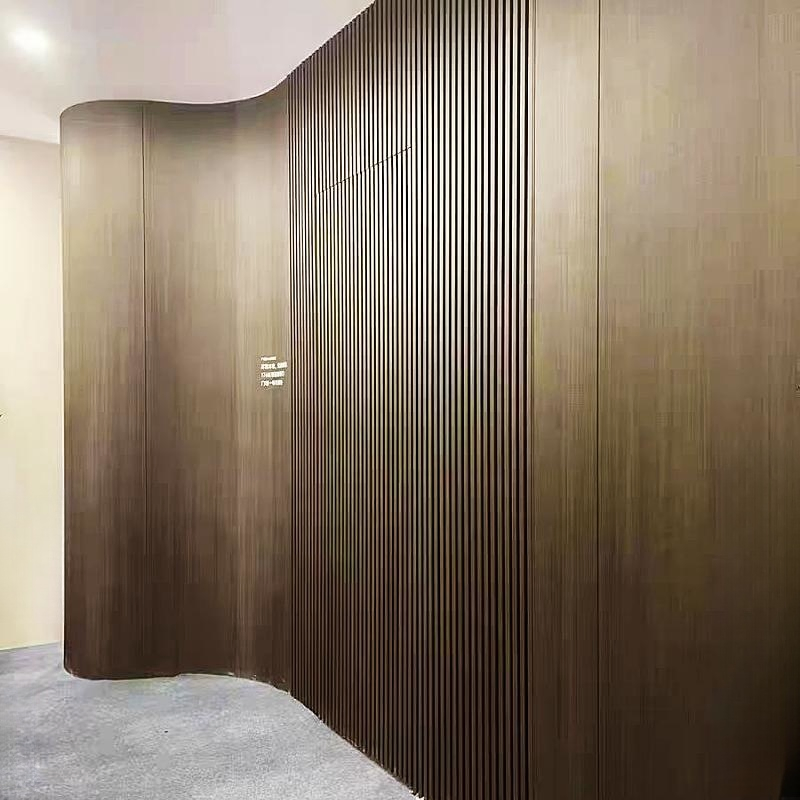Premium Wooden Slat Wall Panels for Elegant Hotel Decor