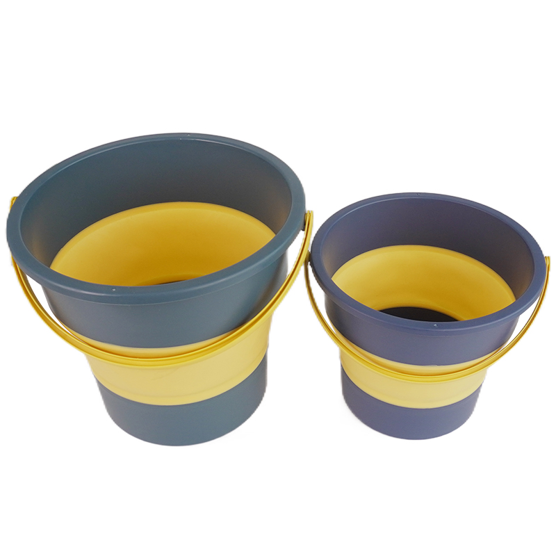 Camping Fishing Washing 10L PP TPR Folding Plastic Collapsible Bucket