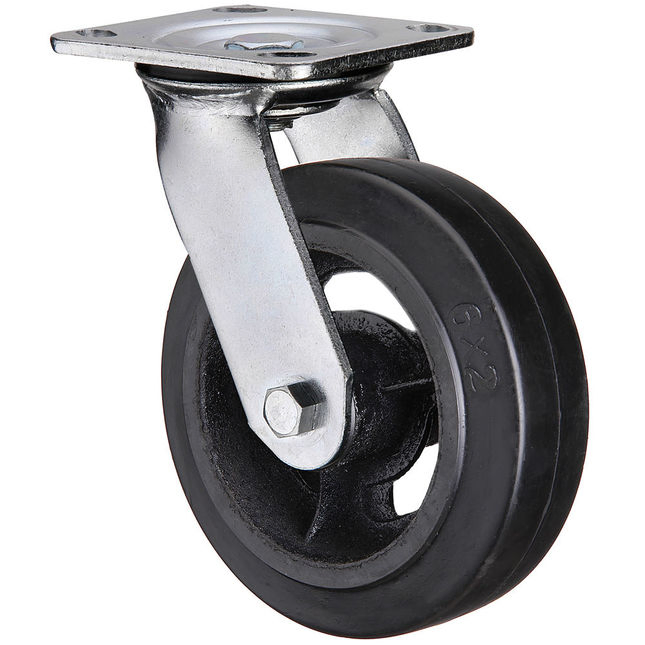 T054 5" Swivel Load Carrying Capacity Polyurethane Heavy Duty Industrial Caster Wheel