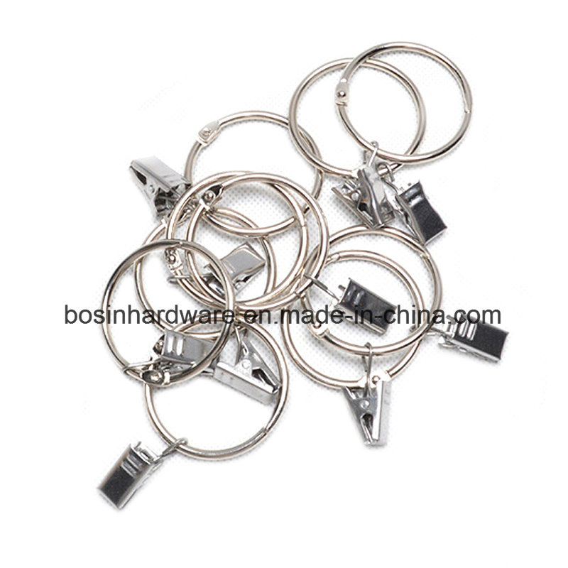 Window Curtain Rod Metal Clip Ring