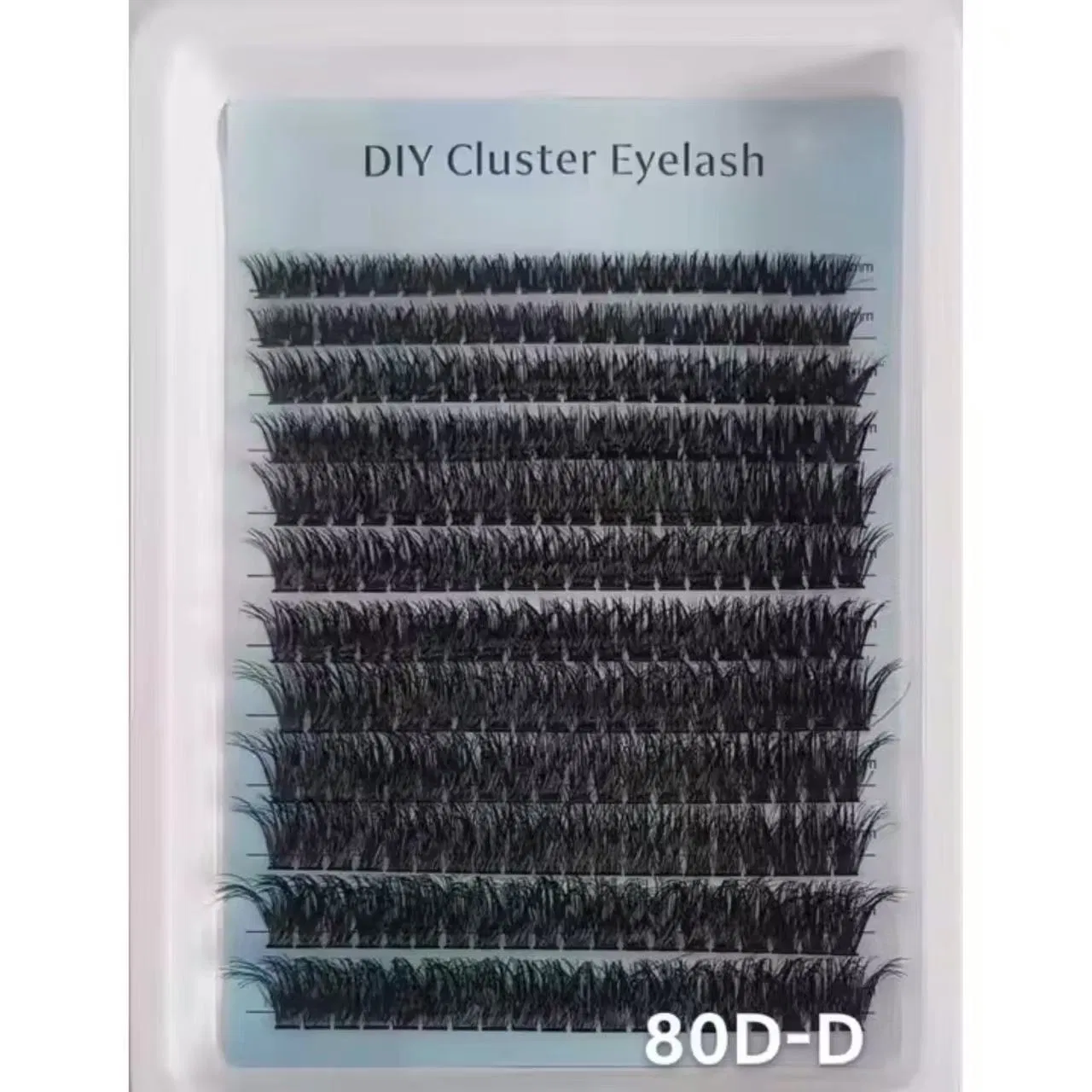 DIY Fluffy Lash Clusters Self Adhesive Lashes Cluster Segment Lash Custom Logo