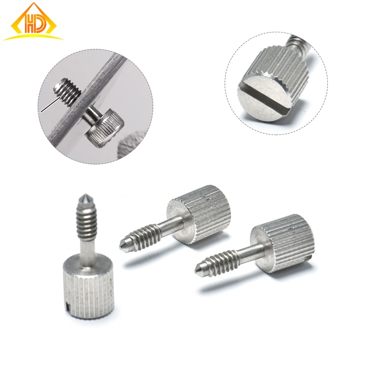 Custom Stainless Steel 304 M2 M3 Slotted Cylindrical Head Captive Screws