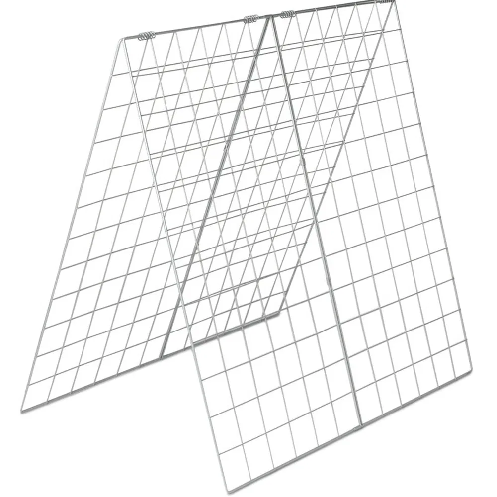 Folding Wire Wall Trellis Metal Garden Plants Support Trellis