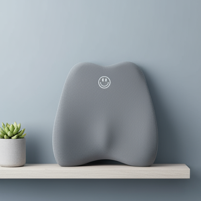 Ergonomic Memory Foam Support Pillow Lumbar Cushion for Gaming and Office Chairs