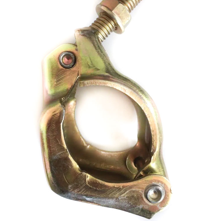 Yellow Zinc Platescafford Coupler Heavy Duty Scaffold Clamp with Secure Fastening