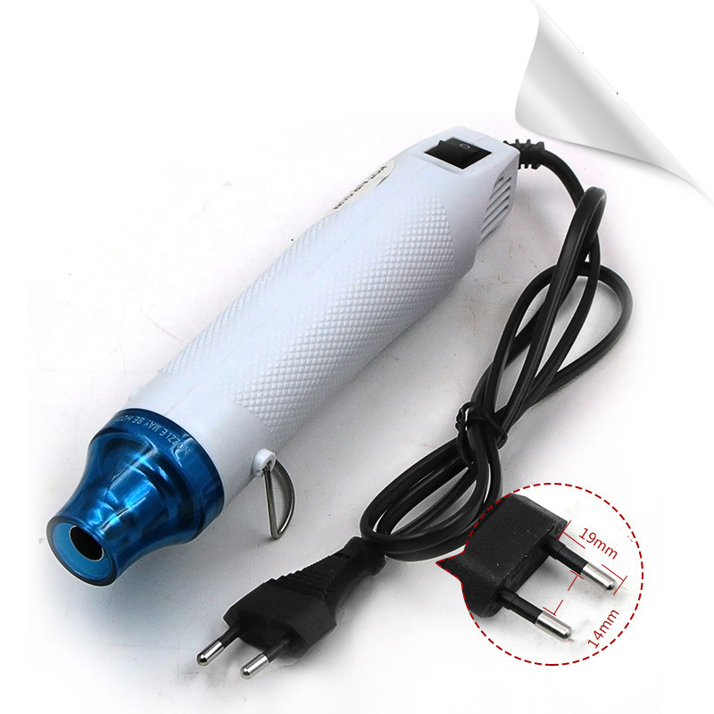 Mini Heat Gun Hot Air Gun Kit with Long Cable Handheld Heat Gun for Crafts, Embossing, Drying Acrylic Paint Shrink Wrapping