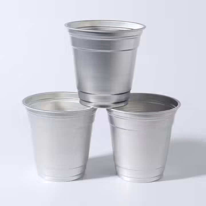 Personalized 9oz 16oz Disposable Aluminum Cold Drinking Cup with Custom Logo for Kauffman Firefly Hooghoudt Monte Carlo