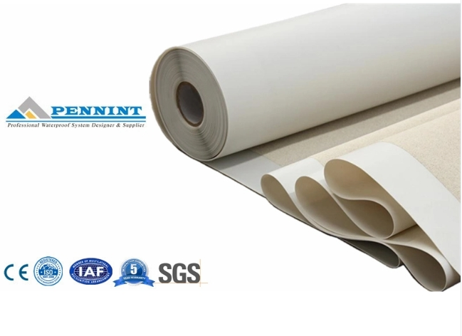 HDPE Film Coated Self Adhesive Waterproof Membrane for Basement Construction
