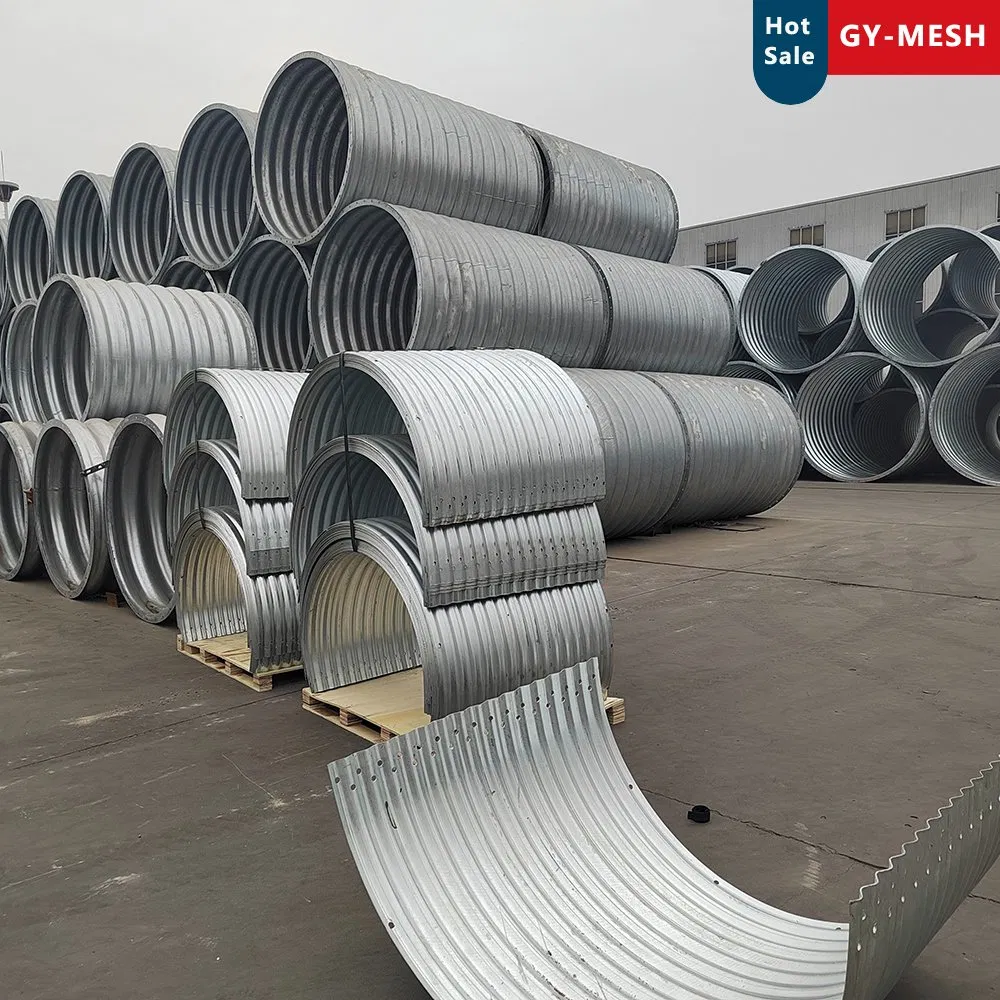 Galvanized Corrugated Steel Pipe Culvert Factory Price