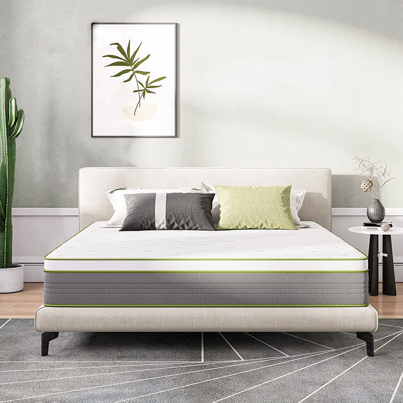 Modern-Bedroom-Tencel Fabric Latex Memory Foam Mattresses 5-Zoned-Pocket-Coil-Spring Twin/Full/Queen/King-Size Bed Mattress for-Hotel/Home/Bedroom/Furniture