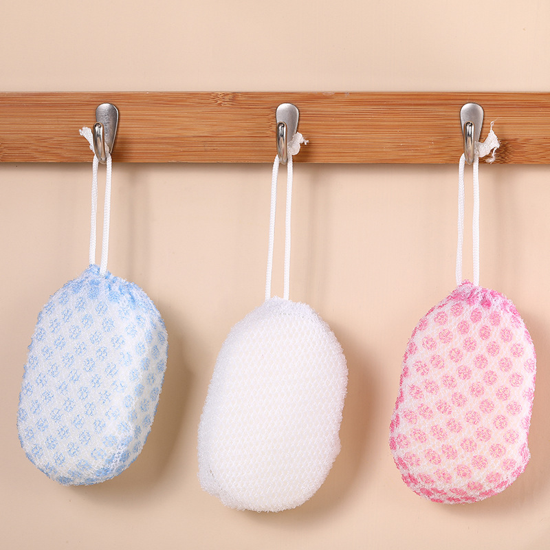 Bath Sponge Loofah Mesh Much Bubble Easy to Hang Shower Ball