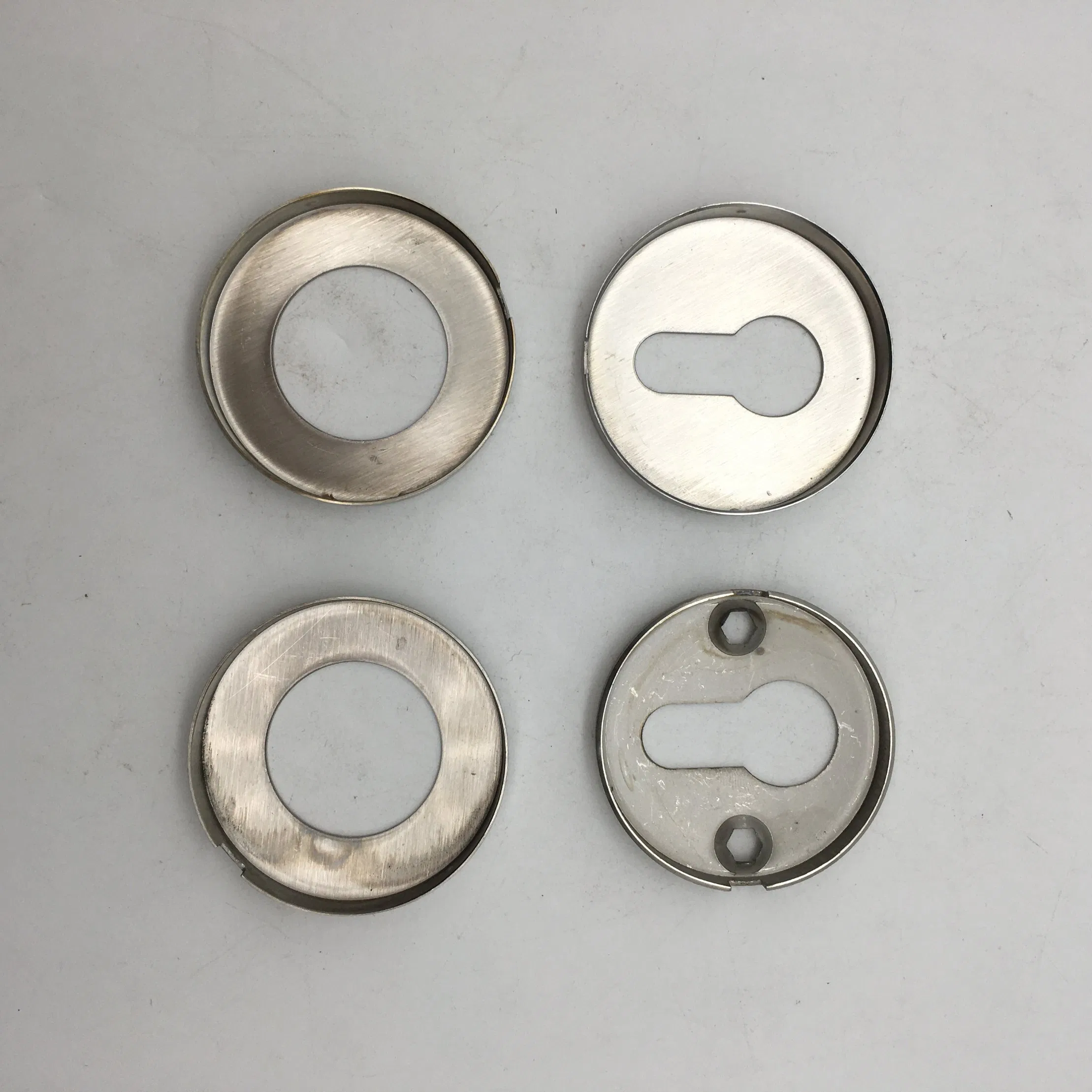 Door Hardware Round Rosette Stainless Steel Brushed Nickel
