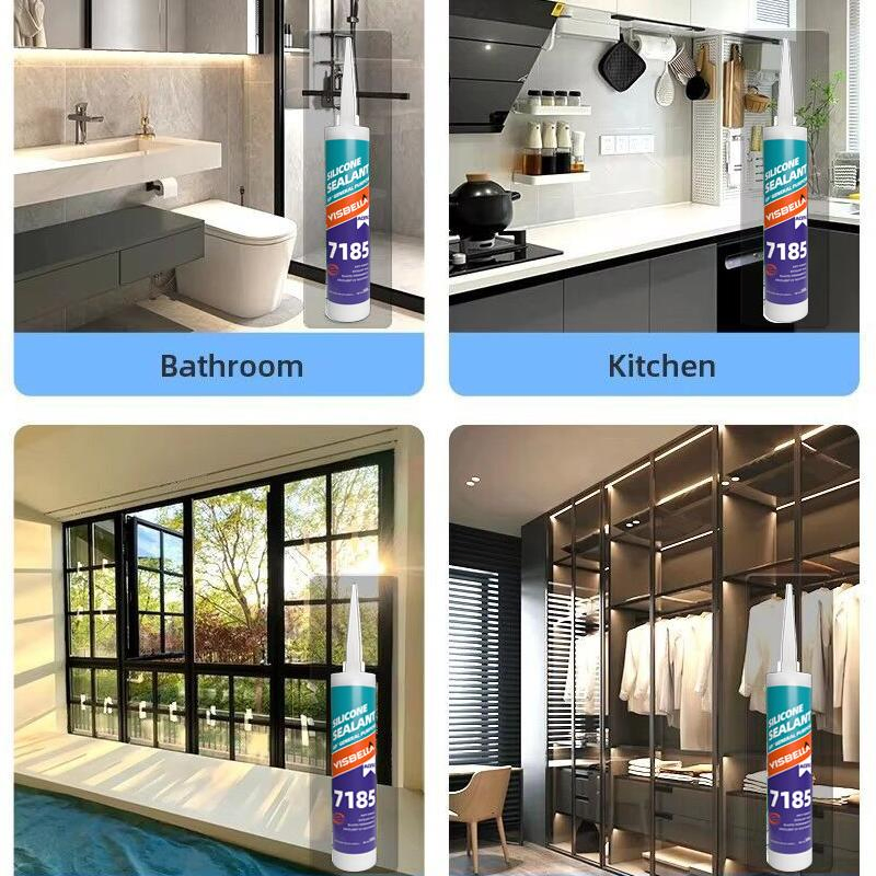 Visbella Construction Adhesive Acetoxy Gp Glass Silicone Sealant