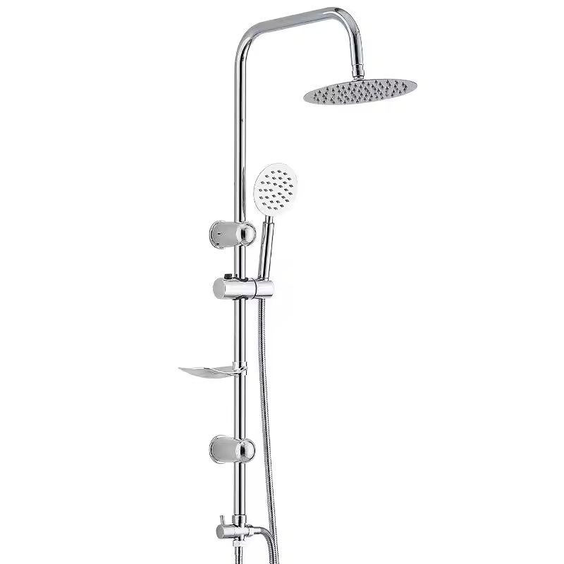 The Luxurious Stainless Steel Shower Set Includes Split-Type Bathroom Faucet Accessories and a Luxurious Shower Head, Suitable for The Bathroom.