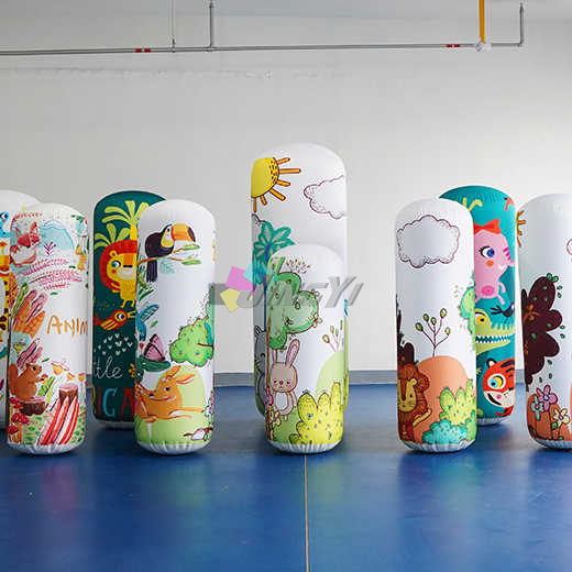 Outdoor Events & Parties Exhibition Display Branded Airtight PVC Inflatable Pillar Tube Column