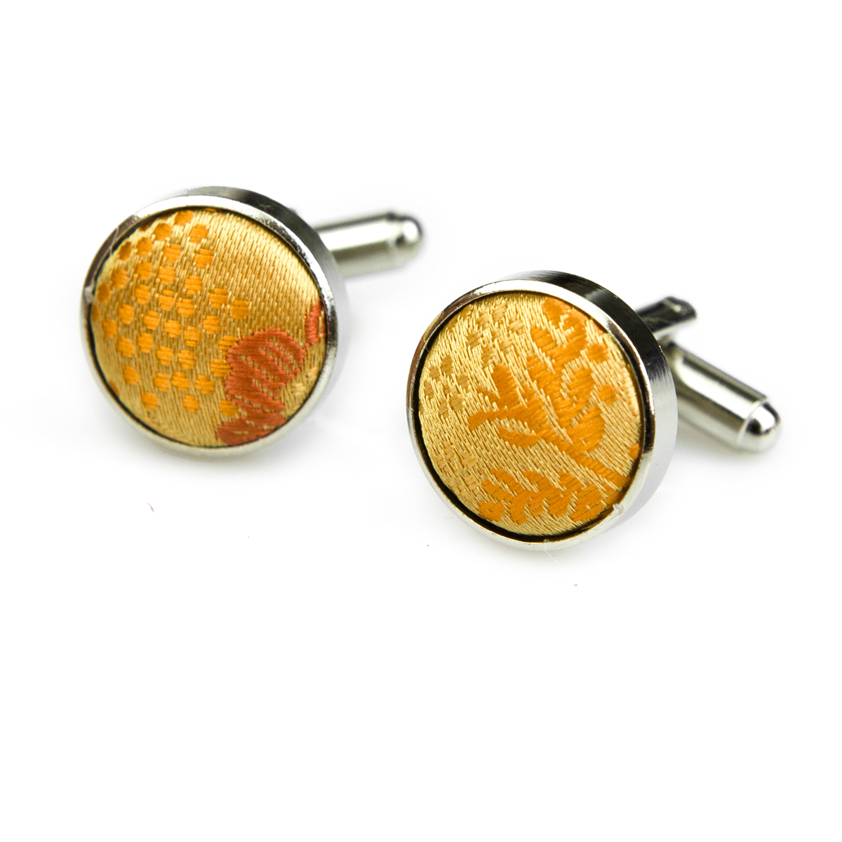 Запонки мужские тканевые декоративные