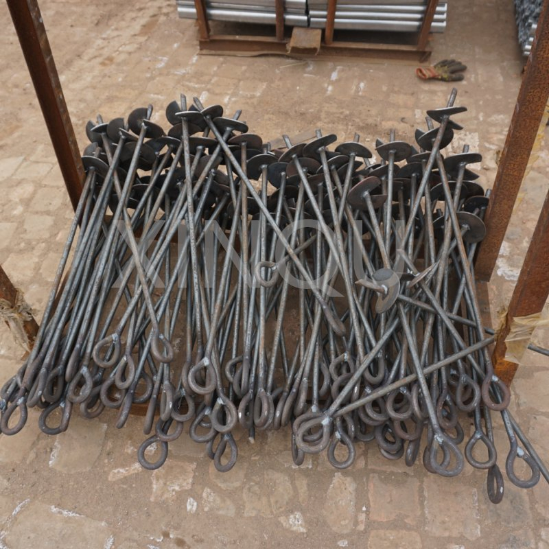 Винтовой якорь-анкер с приваренным ушком