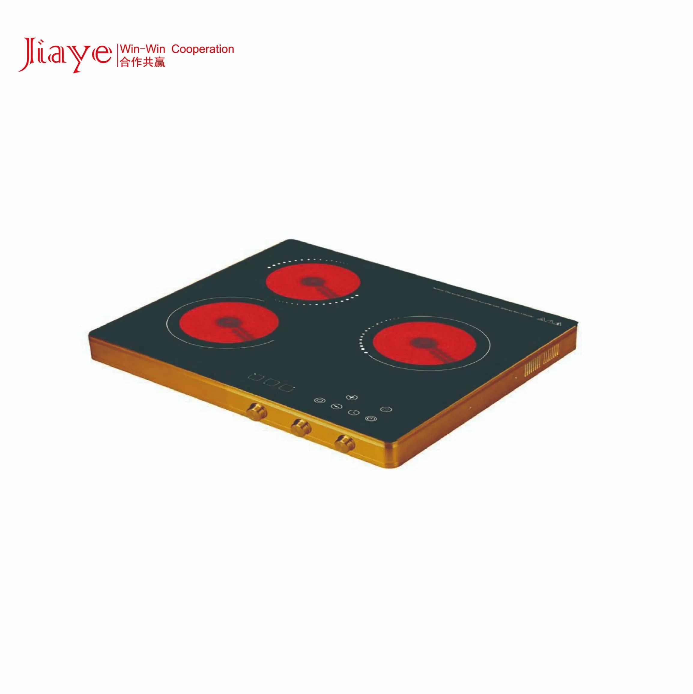 Wholesale Crystal Glass Panel 2 Burner Table Infrared Cooker